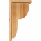 Ekena Millwork Crestline Rough Sawn Corbel w/Backplate, Western Red Cedar, 8"W x 10"D x 18"H COR08X10X18CRE01RWR - alternate 2